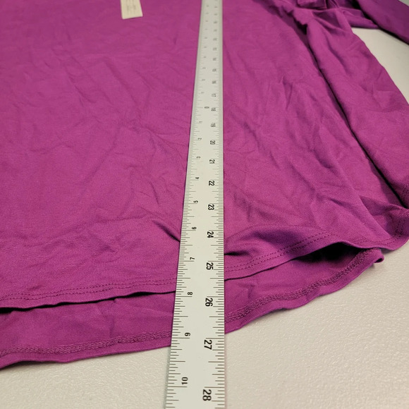 Cupio Curvy Scoop Neck Long Sleeve Women's Blouse Hollyhock Size 2X - Picture 5 of 6